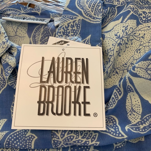 Lauren Brooke Sleeveless Floral Maxi Dress-Size M - Picture 8 of 9